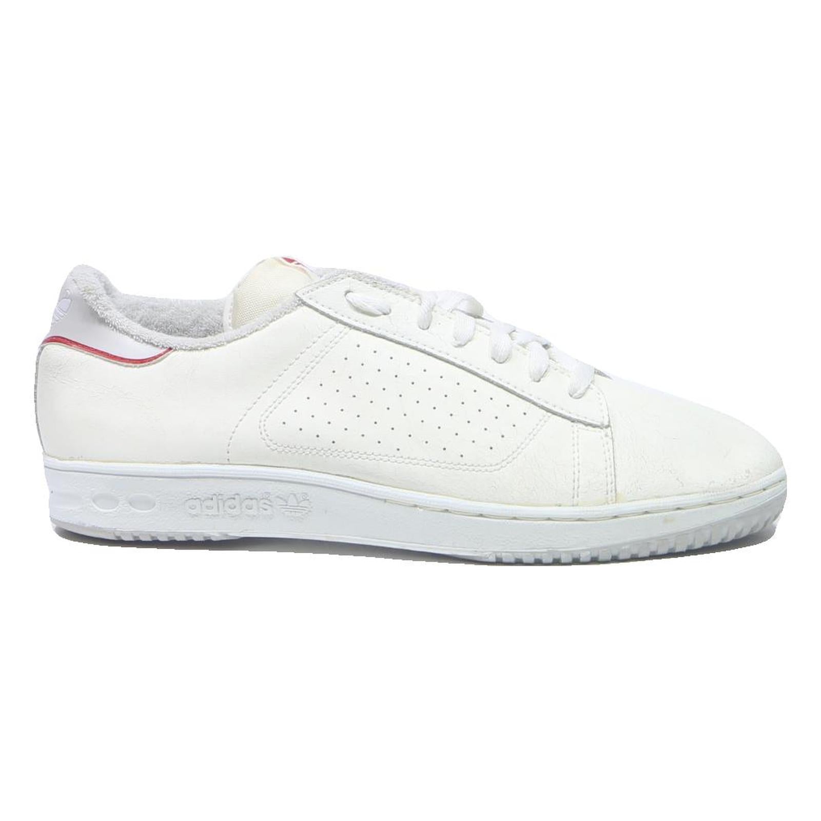 ADIDAS Court Vintage Mens Trainers White Synthetic UK 9 Casual Retro Shoes