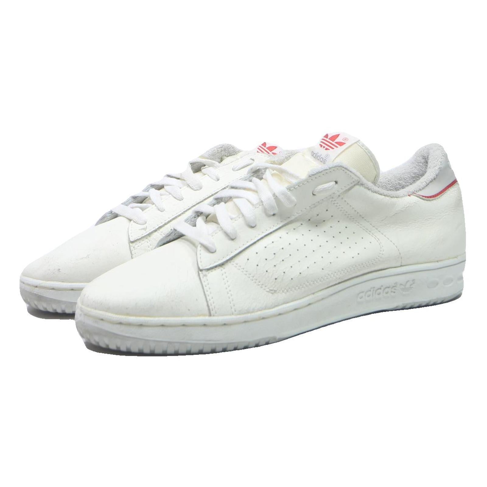 ADIDAS Court Vintage Mens Trainers White Synthetic UK 9 Casual Retro Shoes