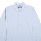 NAUTICA Mens Blue L Cotton Classic Fit Long Sleeve Shirt Casual