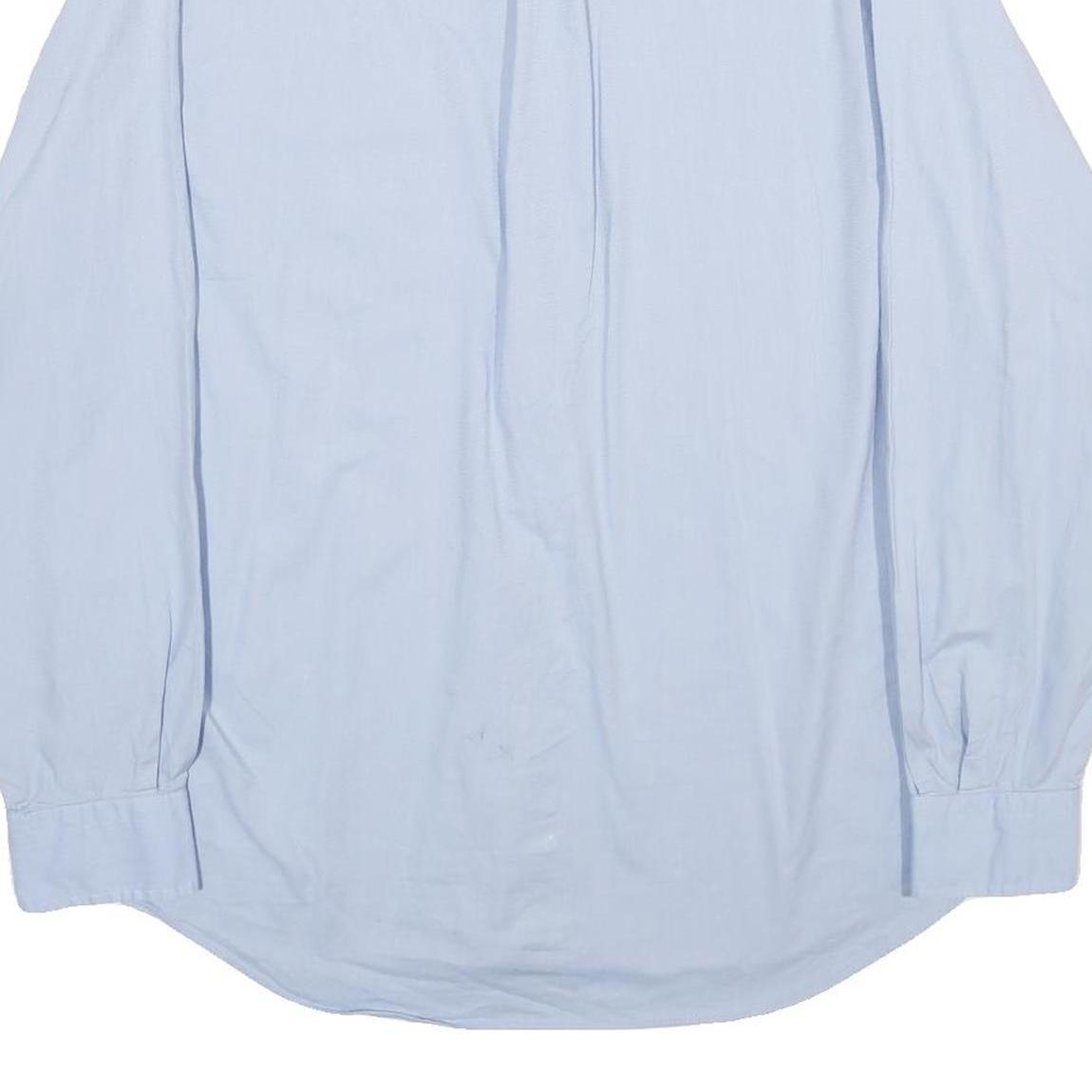 NAUTICA Mens Blue L Cotton Classic Fit Long Sleeve Shirt Casual