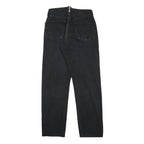 REPLAY Mens Black Regular Fit Jeans Denim Button W33 L33 Classic Style