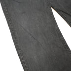 REPLAY Mens Black Regular Fit Jeans Denim Button W33 L33 Classic Style