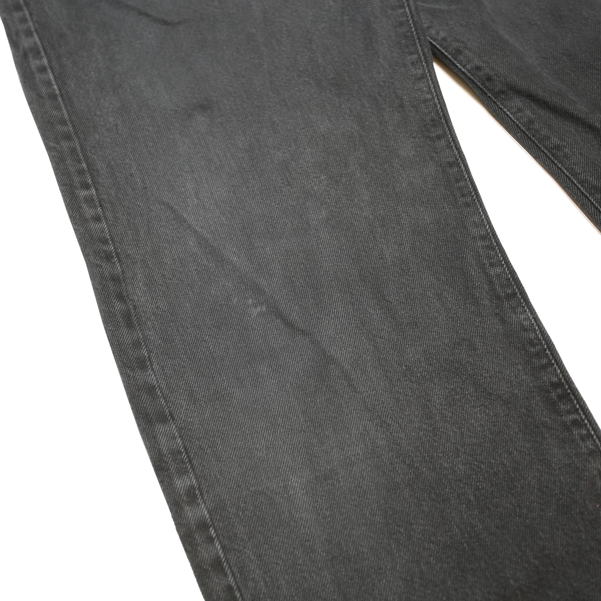 REPLAY Mens Black Regular Fit Jeans Denim Button W33 L33 Classic Style