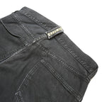 REPLAY Mens Black Regular Fit Jeans Denim Button W33 L33 Classic Style