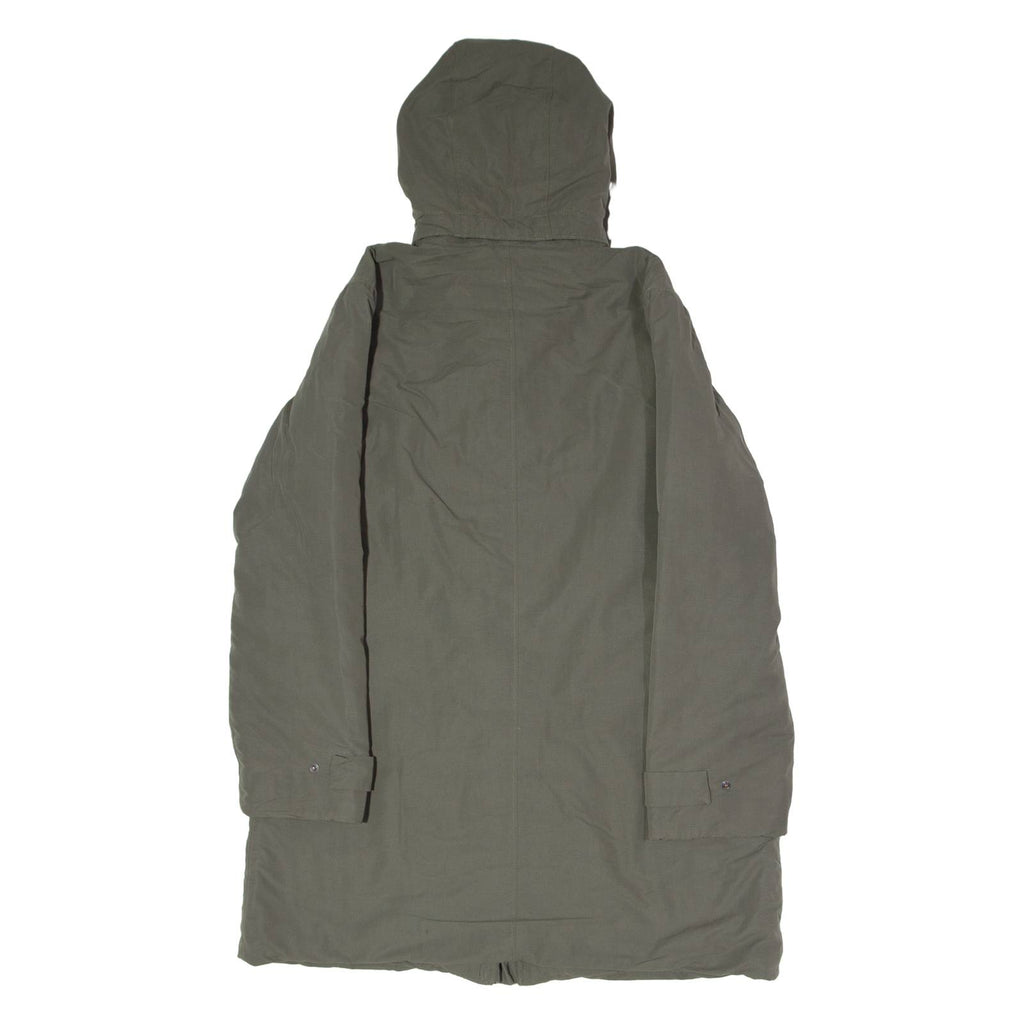 TIMBERLAND Mens Parka Jacket Green Hooded XS