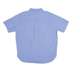 TOMMY HILFIGER Mens Blue Checked Shirt XL Casual Classic Cotton Button