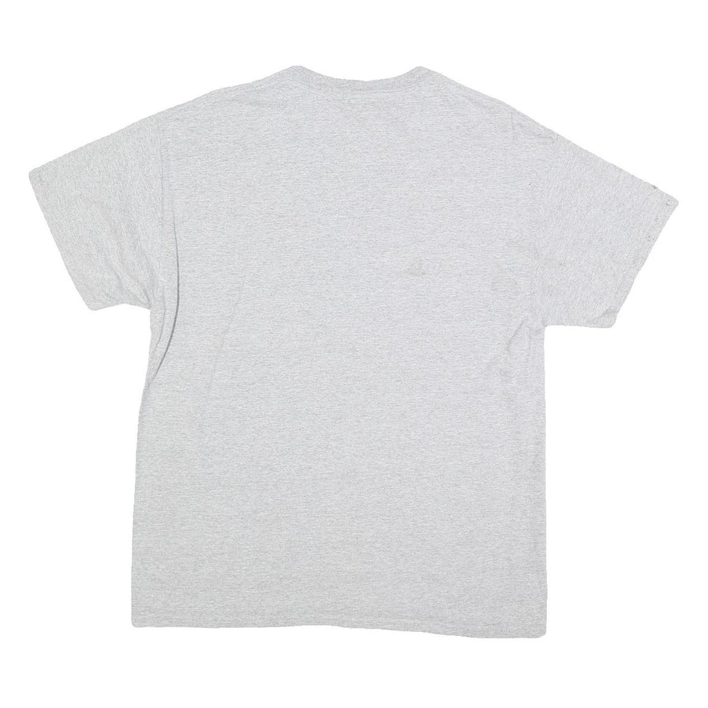 GILDAN Mens Grey Commodores Baseball Graphic T-Shirt L Short Sleeve Crew Neck