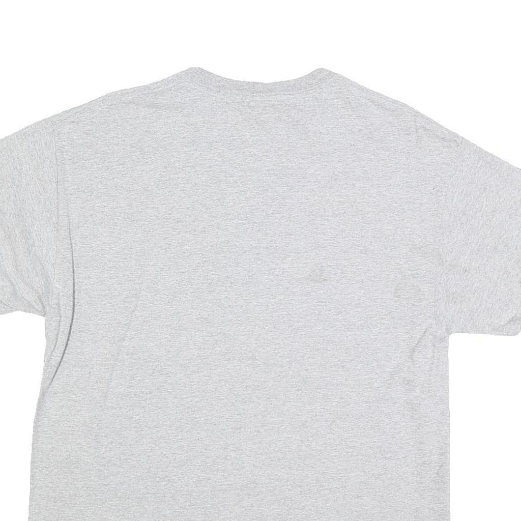 GILDAN Mens Grey Commodores Baseball Graphic T-Shirt L Short Sleeve Crew Neck