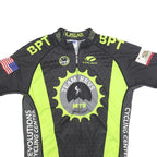 VOLER Mens Black & Yellow Cycling T-Shirt XL Short Sleeve Crew Neck USA MTB