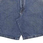 WRANGLER Mens Denim Blue Cargo Shorts XL W32 Workwear Cotton Blend