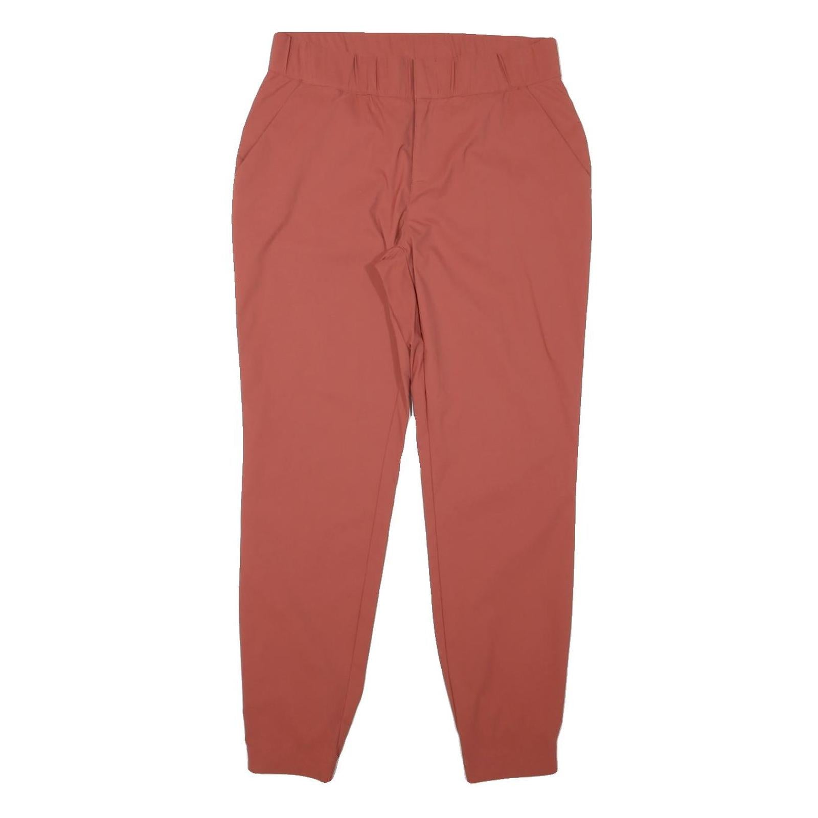 COLUMBIA Womens Relaxed Red Polyester Blend Zip Trousers W28 L27 Casual Outdoor