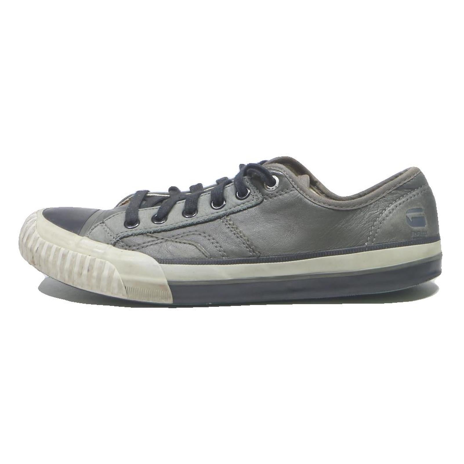 G-STAR Mens Lace-Up Trainers Grey Synthetic UK 7 Casual Streetwear Comfort