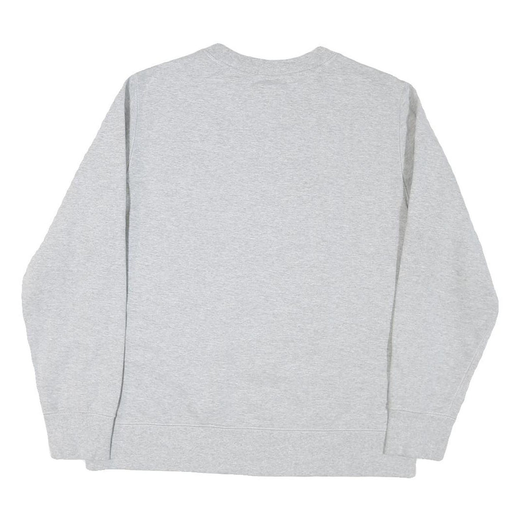 THE NORTH FACE Womens Grey Sweatshirt Crew Neck L Casual Cotton Blend Pullover