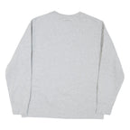 THE NORTH FACE Womens Grey Sweatshirt Crew Neck L Casual Cotton Blend Pullover