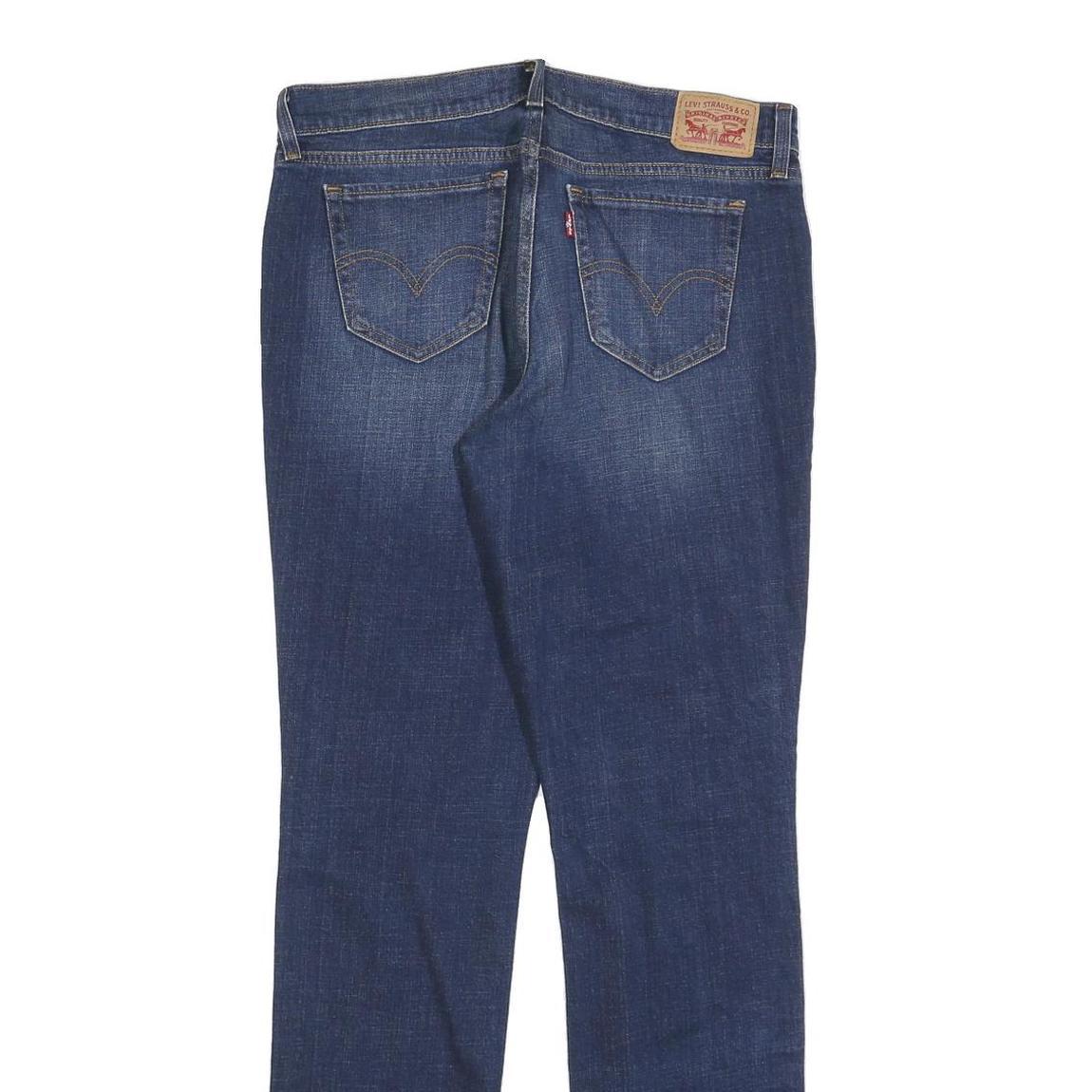 LEVI'S 414 Womens Jeans Blue Relaxed Straight Denim Medium W32 L34 Classic Fit