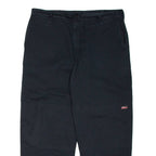 DICKIES Chino Mens Trousers Black Regular Straight W38 L30