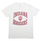 PROEDGE Mens White Indiana Hoosiers Graphic T-Shirt L Short Sleeve Crew Neck