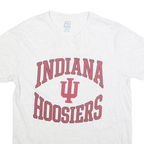 PROEDGE Mens White Indiana Hoosiers Graphic T-Shirt L Short Sleeve Crew Neck