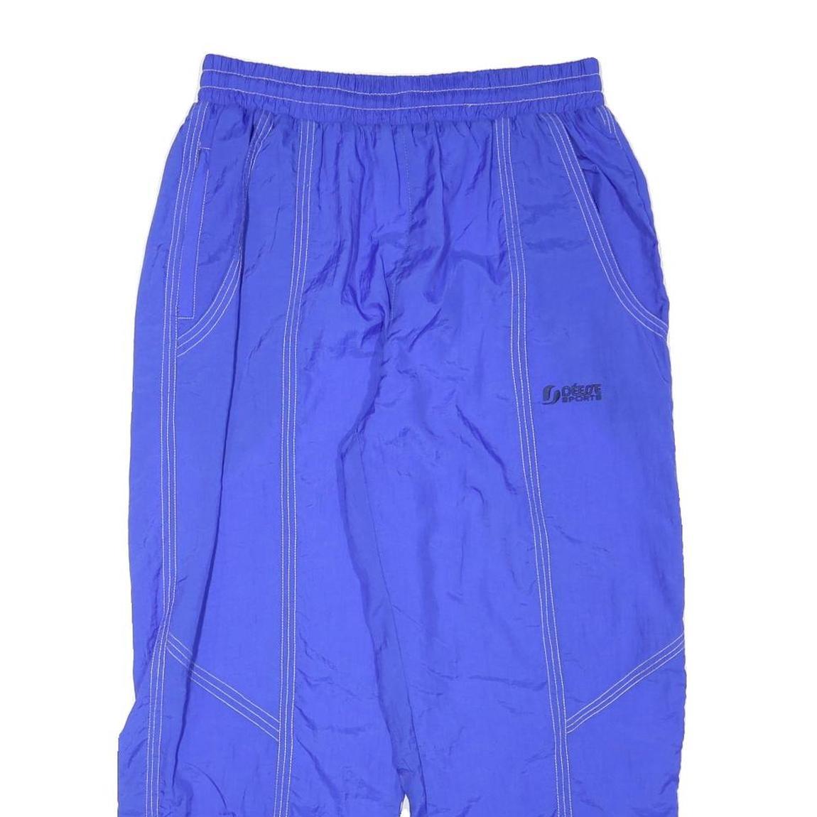 DESSE Mens Joggers Blue XL W28 L25 Polyester Blend Relaxed Tapered Comfort