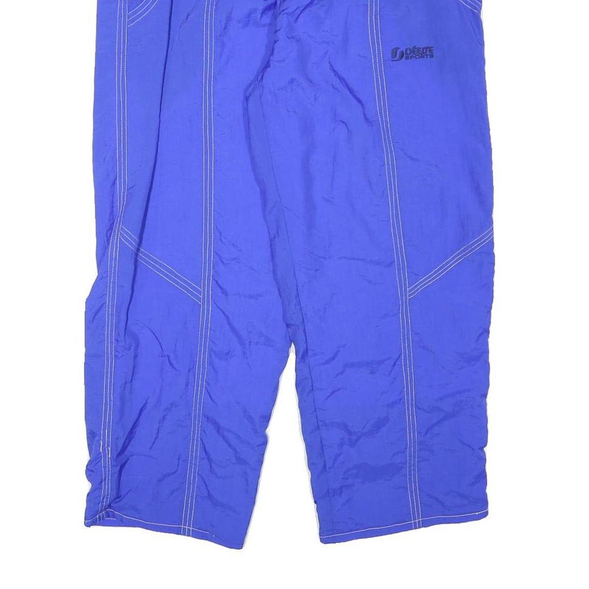 DESSE Mens Joggers Blue XL W28 L25 Polyester Blend Relaxed Tapered Comfort