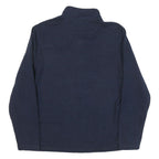 CHAPS Mens Navy Plain Pullover Crew Neck Basic Knit Jumper L Polyester Blend