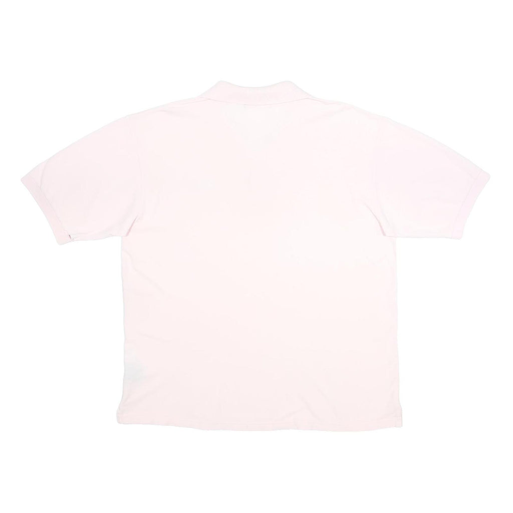 FILA Mens Pink Polo Shirt 2XL Cotton Blend Short Sleeve Basic Casual Wear