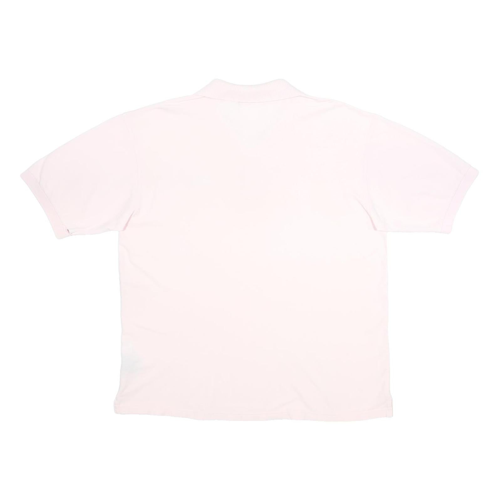 FILA Mens Pink Polo Shirt 2XL Cotton Blend Short Sleeve Basic Casual Wear
