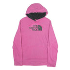 THE NORTH FACE Womens Pink Hoodie XL Cotton Casual Logo Pullover