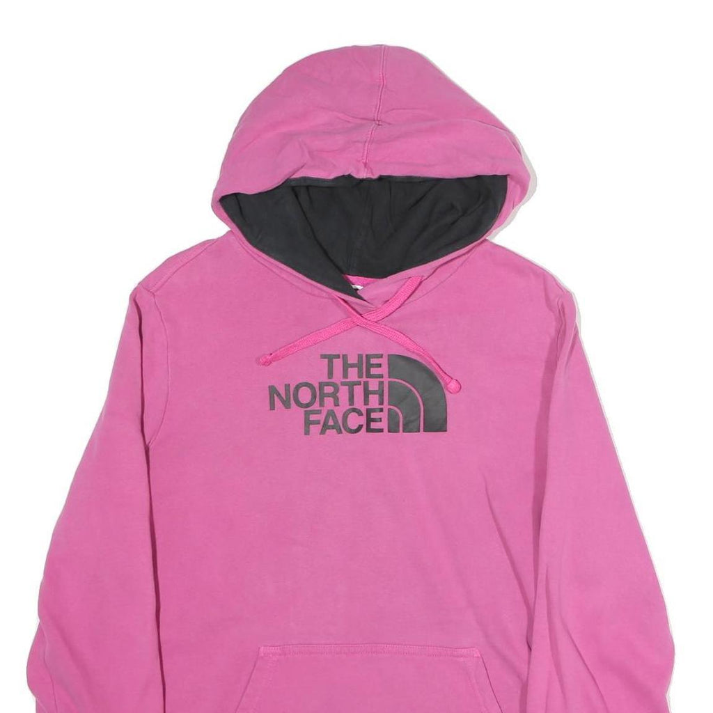 THE NORTH FACE Womens Pink Hoodie XL Cotton Casual Logo Pullover