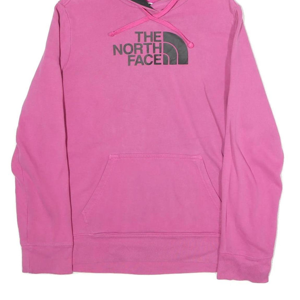 THE NORTH FACE Womens Pink Hoodie XL Cotton Casual Logo Pullover