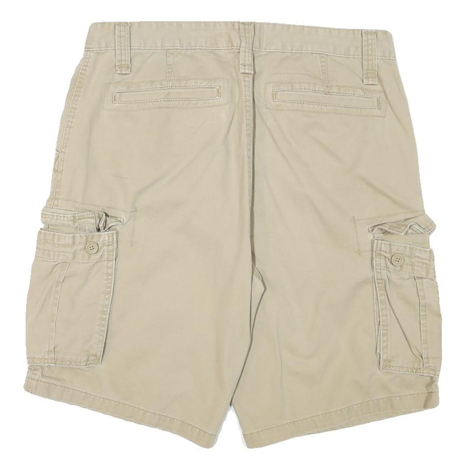 NAUTICA Mens Shorts Beige Casual Cargo Size L W36 Cotton Blend Summer
