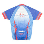 BIKE HOLIDAY Cycling Mens Jersey Blue 1/4 Zip S
