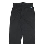 DICKIES Mens Cotton Blend Black Regular Straight Fit Trousers W30 L30 Workwear