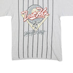 Mens Grey Lost Hit Graphic T-Shirt M Short Sleeve Crew Neck Cotton Blend