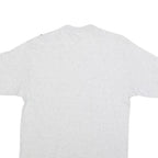 Mens Grey Lost Hit Graphic T-Shirt M Short Sleeve Crew Neck Cotton Blend