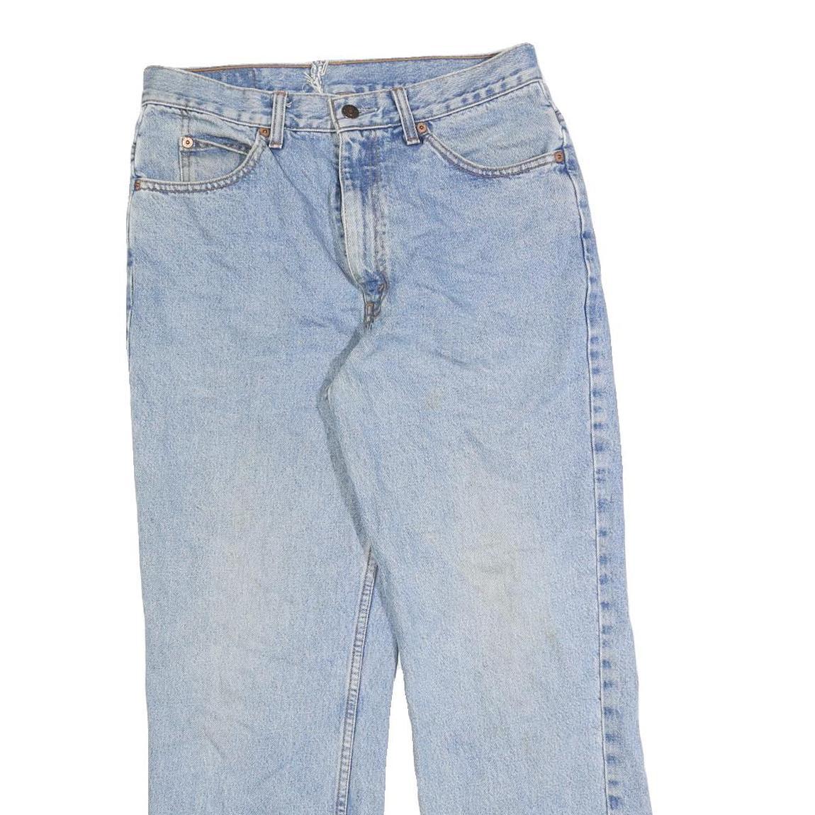 LEVI'S Mens Regular Fit Blue Denim Straight Jeans W30 L28 Classic Cotton Zip