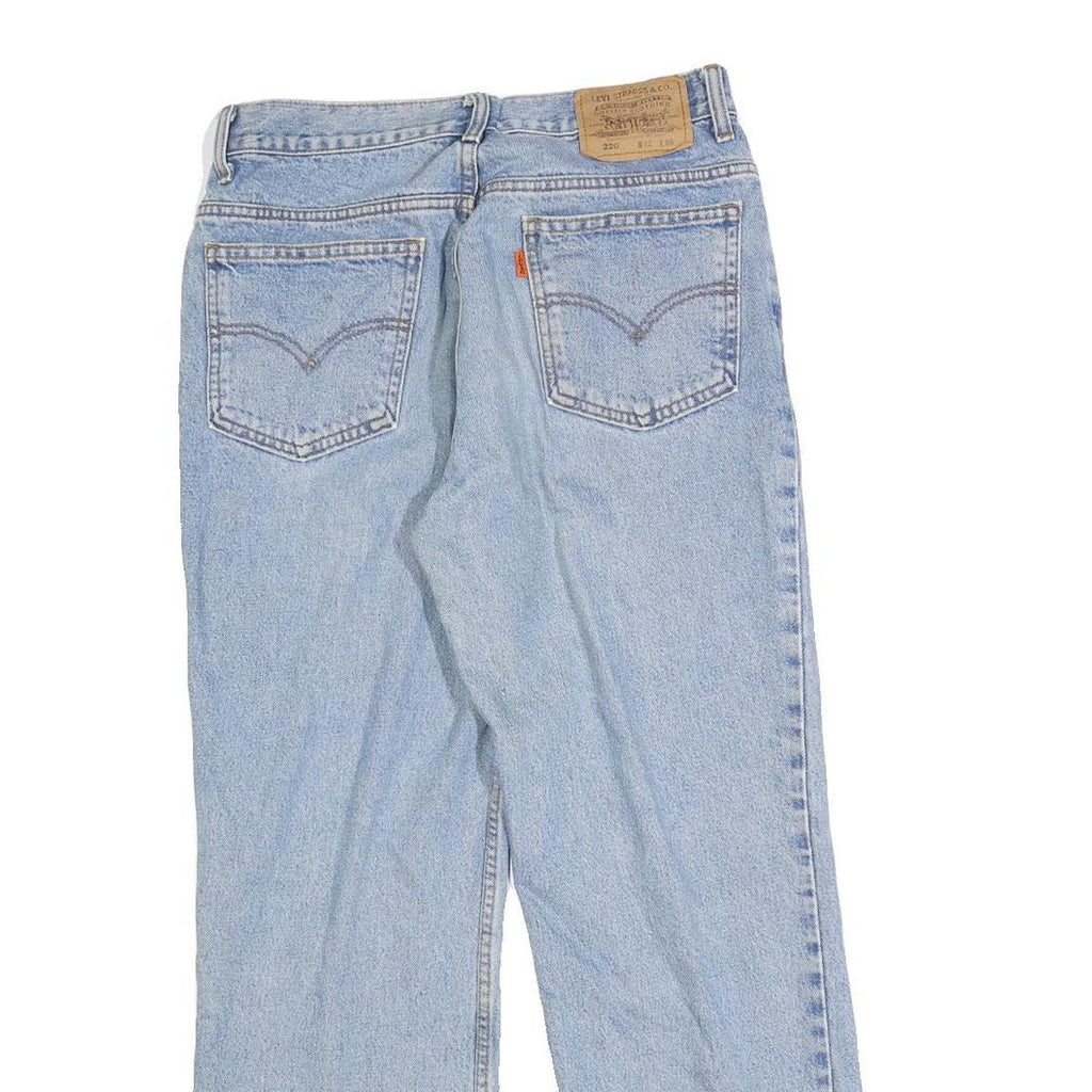 LEVI'S Mens Regular Fit Blue Denim Straight Jeans W30 L28 Classic Cotton Zip