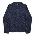 THE NORTH FACE Womens Navy Blue Quilted Jacket M Nylon Lightweight Zip