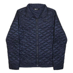 THE NORTH FACE Womens Navy Blue Quilted Jacket M Nylon Lightweight Zip