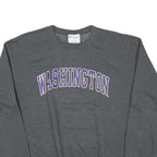 CHAMPION Mens Grey Washington Crew Neck L Sweatshirt Cotton Blend Athletic