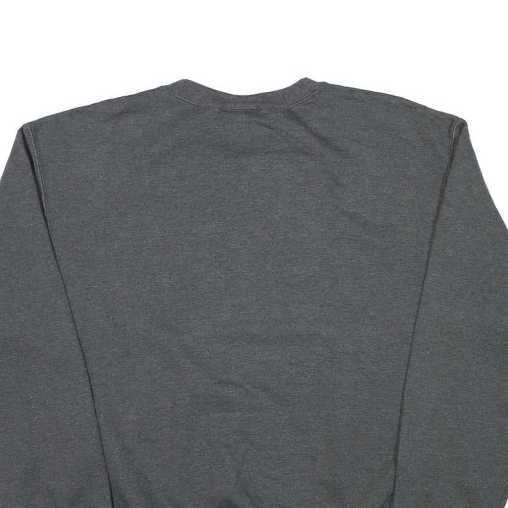 CHAMPION Mens Grey Washington Crew Neck L Sweatshirt Cotton Blend Athletic
