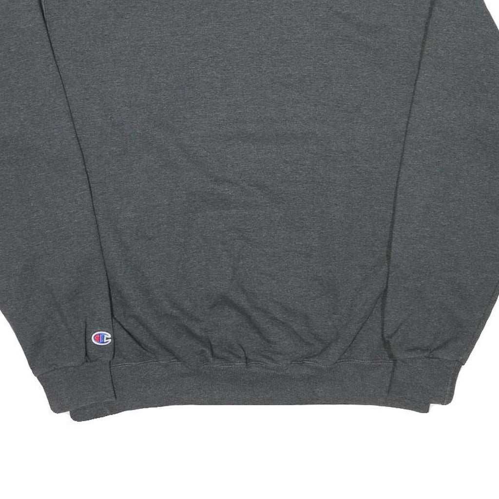 CHAMPION Mens Grey Washington Crew Neck L Sweatshirt Cotton Blend Athletic