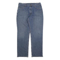 CARHARTT Mens Regular Fit Blue Denim Jeans W36 L34 Classic Zip Closure