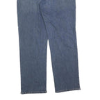 CARHARTT Mens Regular Fit Blue Denim Jeans W36 L34 Classic Zip Closure