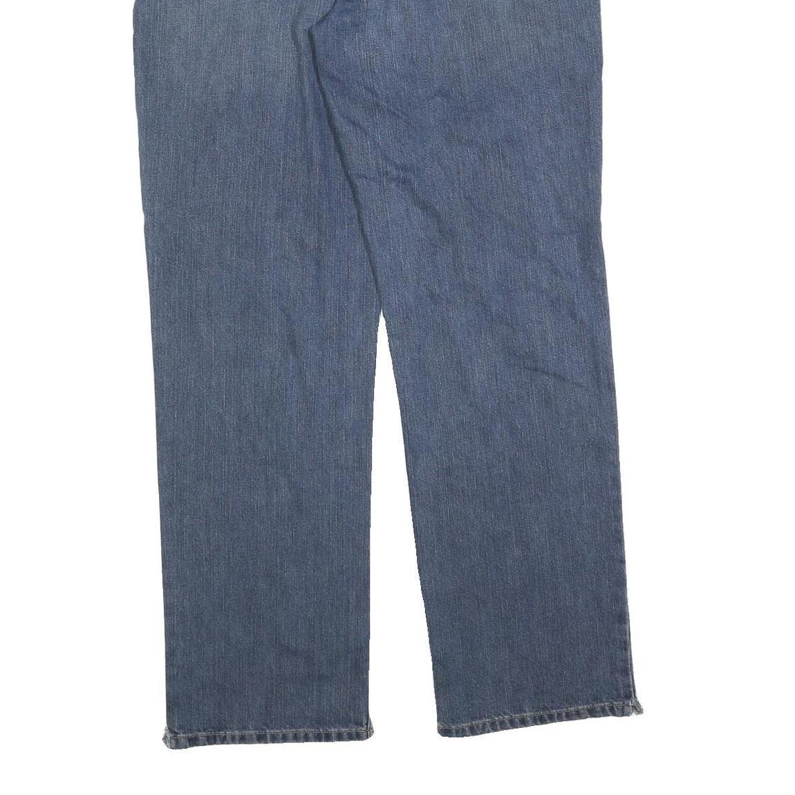 CARHARTT Mens Regular Fit Blue Denim Jeans W36 L34 Classic Zip Closure