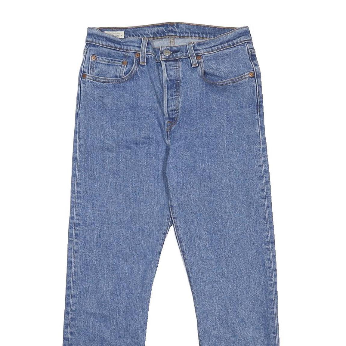 LEVI'S 501 BIG E Womens Jeans Blue Regular Straight Denim Medium W28 L28 Classic