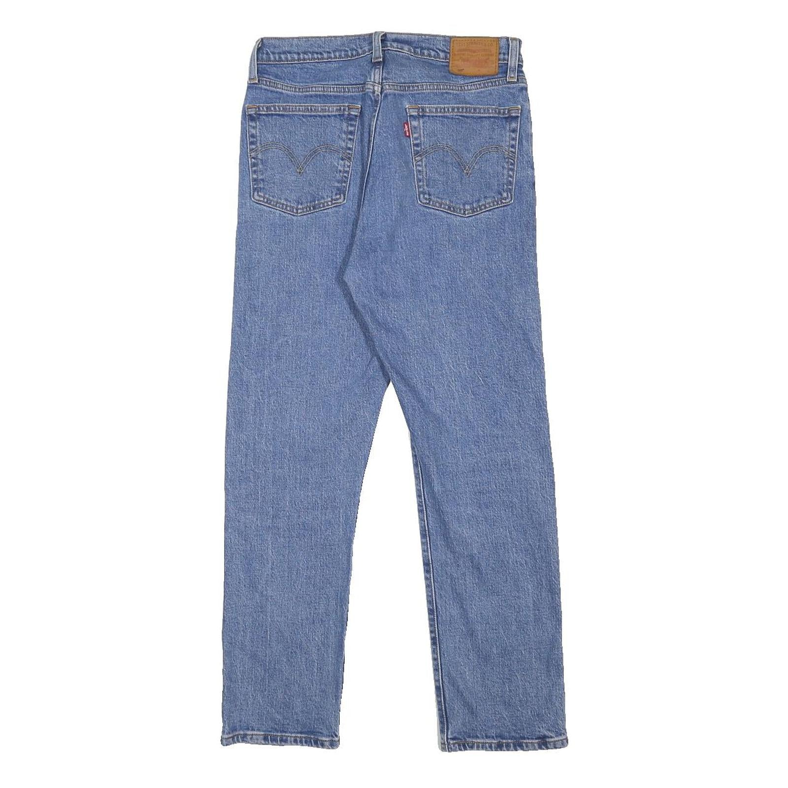 LEVI'S 501 BIG E Womens Jeans Blue Regular Straight Denim Medium W28 L28 Classic