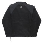 THE NORTH FACE Mens Black Outdoor Jacket L Polyester Blend Zip Fleece