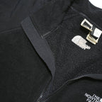 THE NORTH FACE Mens Black Outdoor Jacket L Polyester Blend Zip Fleece