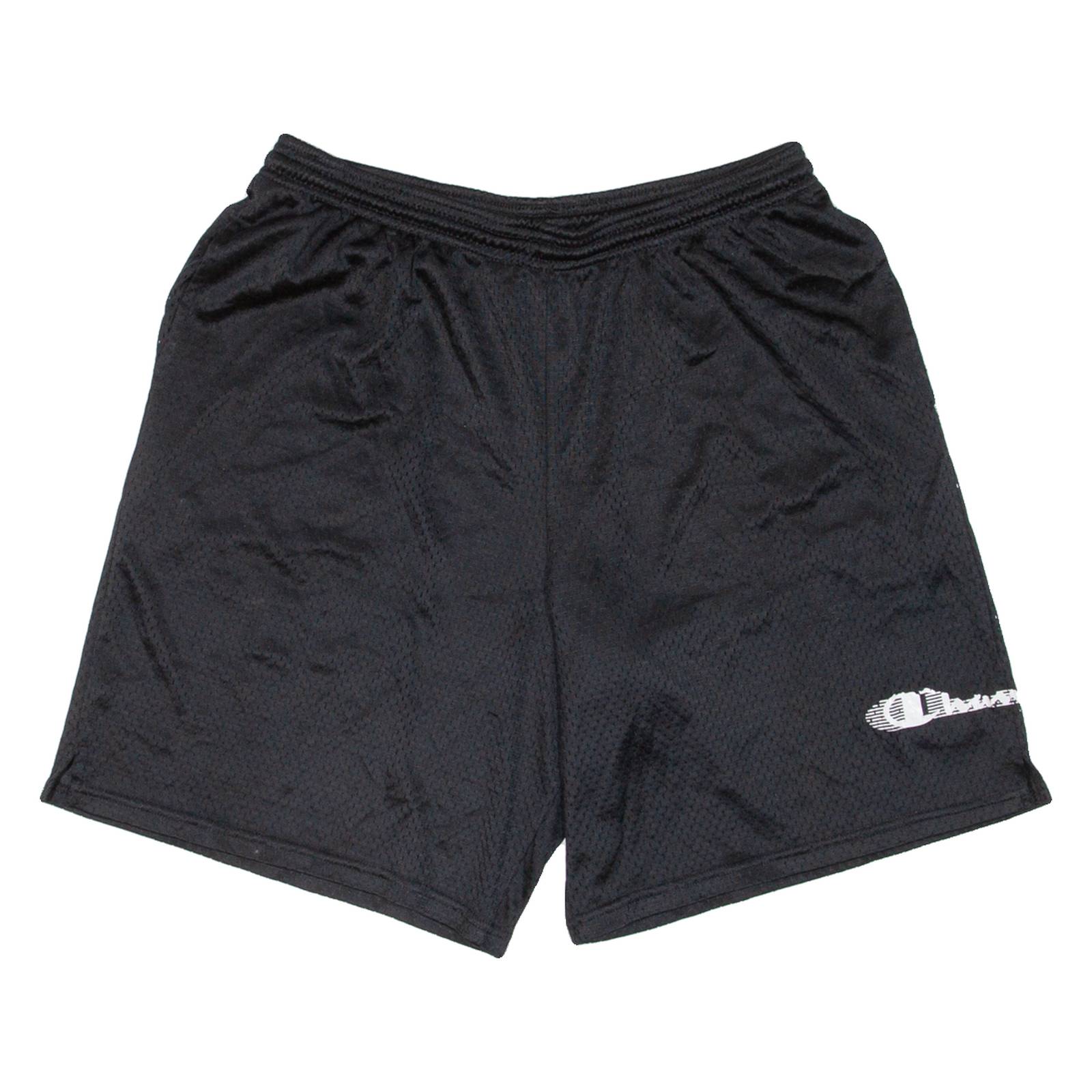 CHAMPION Mens Sports Shorts Black Relaxed L W30